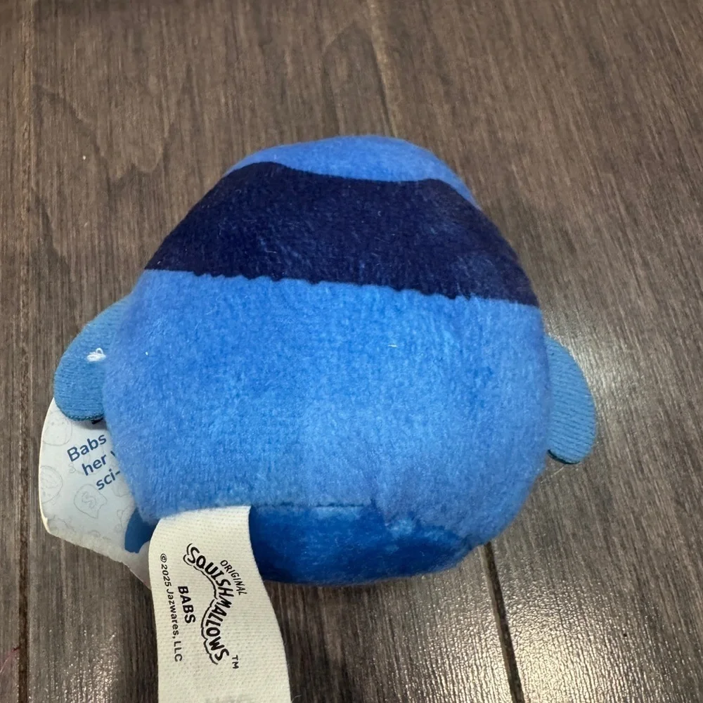 NWT McDonalds Squishmallows 2inch XS Babs Blue and White Bird Plush Toddler Kids